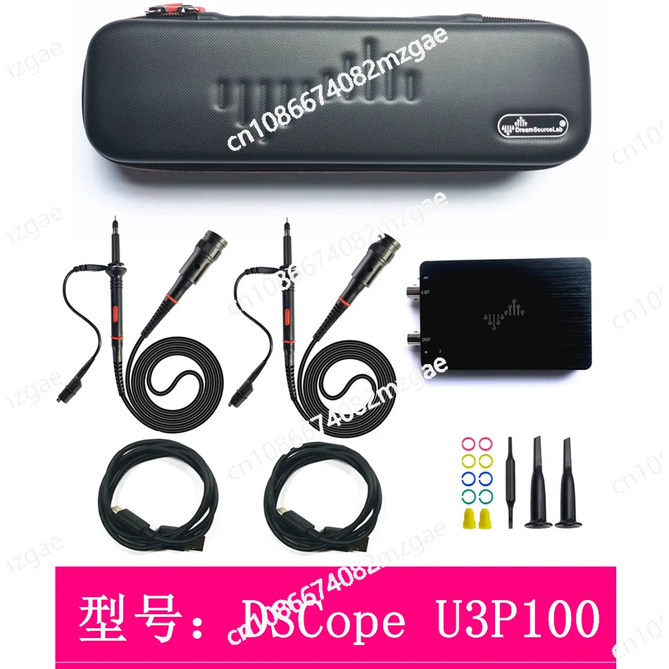 DSCope Portable Oscilloscope 100M Bandwidth 1G Sampling, Dual Channel, Maker Tool