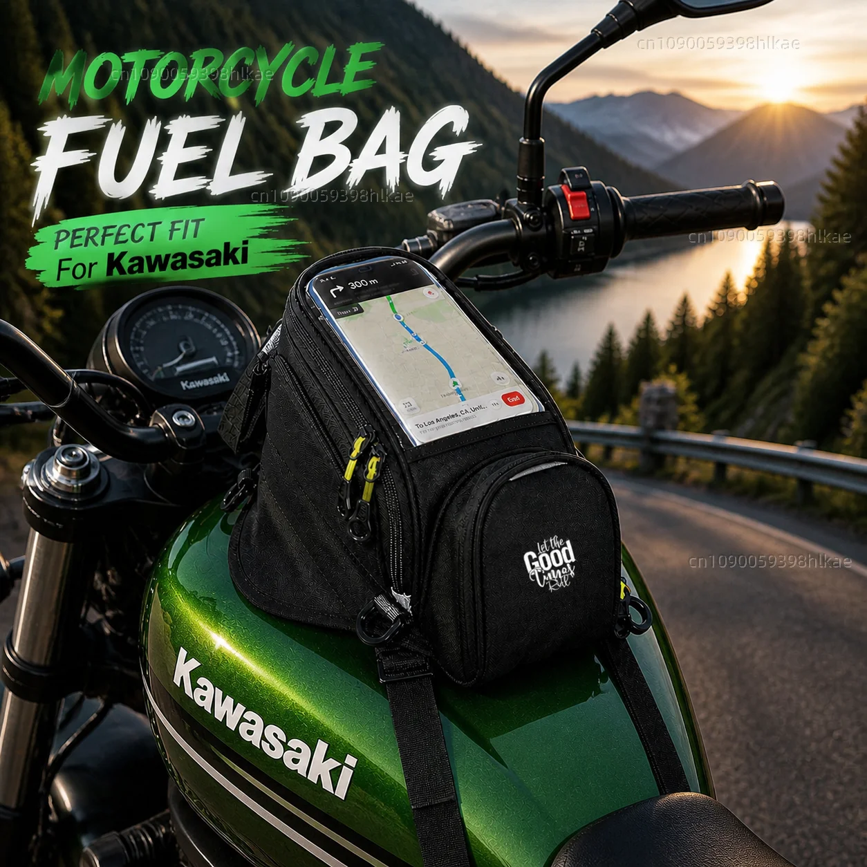 

NEW Universal Magnetic Fuel Tank Bag Motorcycle Phone Navigation Pack For Kawasaki Ninja H2 H2R Zx6R Zx12R 400 650 1000 Zx9R