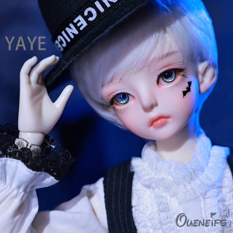 Yaye 1/4 BJD Doll Shuga Fairy Handmade Makeup Black Bat Shape Face Up Resin Material Artist Dolls