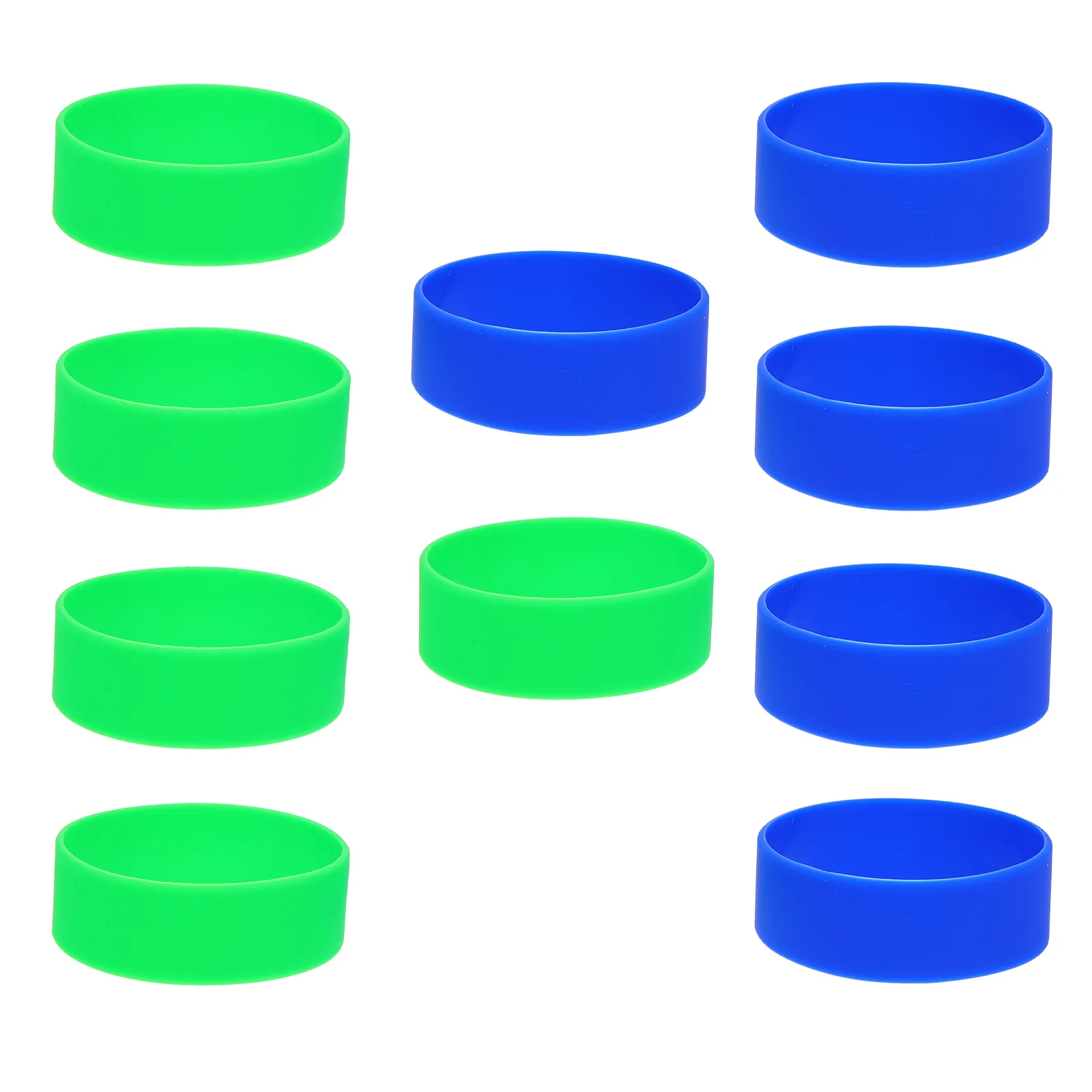 10 قطعة العصابات سيليكون التسامي مقاومة للحرارة حلقات مرنة لزجاجة ماء بهلوان Diy بها بنفسك لوازم الحرفية حامل الورق سيليكون #6