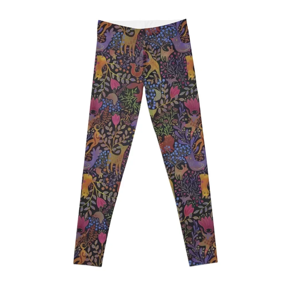 

Jewel tone design in dark background Leggings gym wear Women's sports sports woman gym gym clothing Womens Leggings