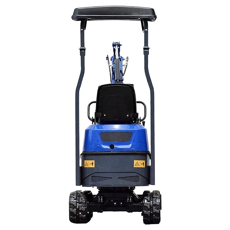 Mini escavatore da 1 tonnellata Bagger Strumenti agricoli Attrezzature agricole Escavatore per uso domestico per trincea e dragaggio Cina personalizzata