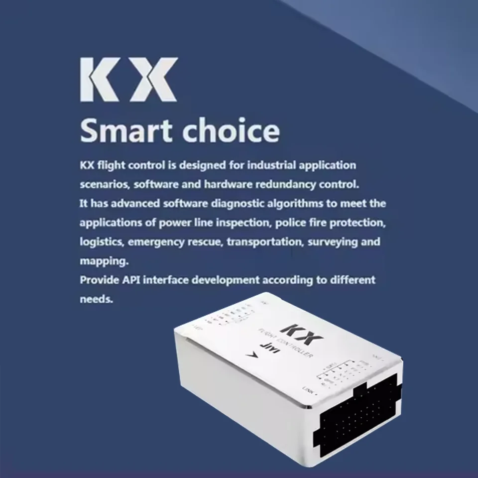 

Полетный контроллер JIYI KX с радаром для обнаружения препятствий, интеллектуальным картографированием и наземной станцией для сельскохозяйственных БПЛА