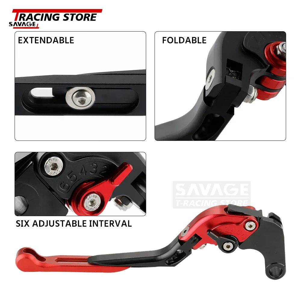 Adjustable Foldable Extendable Brake Clutch Levers Handle For Ducati Scrambler 400 Sixty2 800/803 Classic Motorycle Control kit