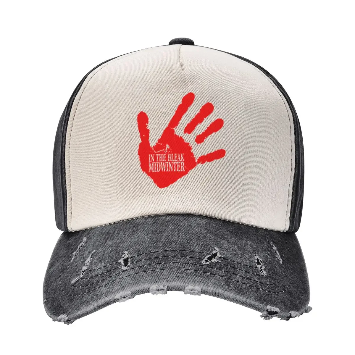 Red Right Hand Baseball Cap Rave Wear Woman Men's