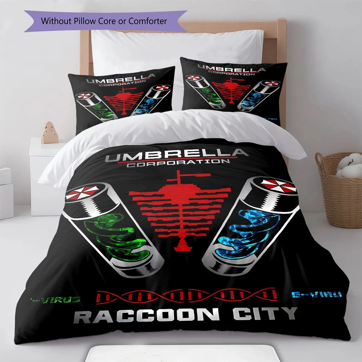 Resident Evil Soft Duvet Cover Comfortable, Children Bedding Set Gift, Extra Large  Various Sizes -HE115