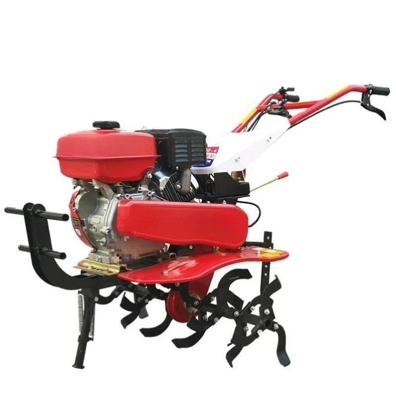 

Rotary plowing and raking plowing, agricultural turning and loosening soil, micro-tiller, small-scale ridge plowing land