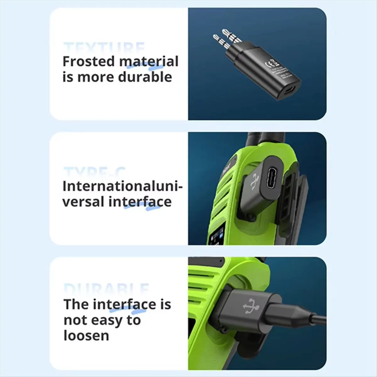 A64I TPC11 TK zu Typ-C Programmierkabel Adapter TYPE-C Intercom Programmieradapter Walkie Talkie Zubehör