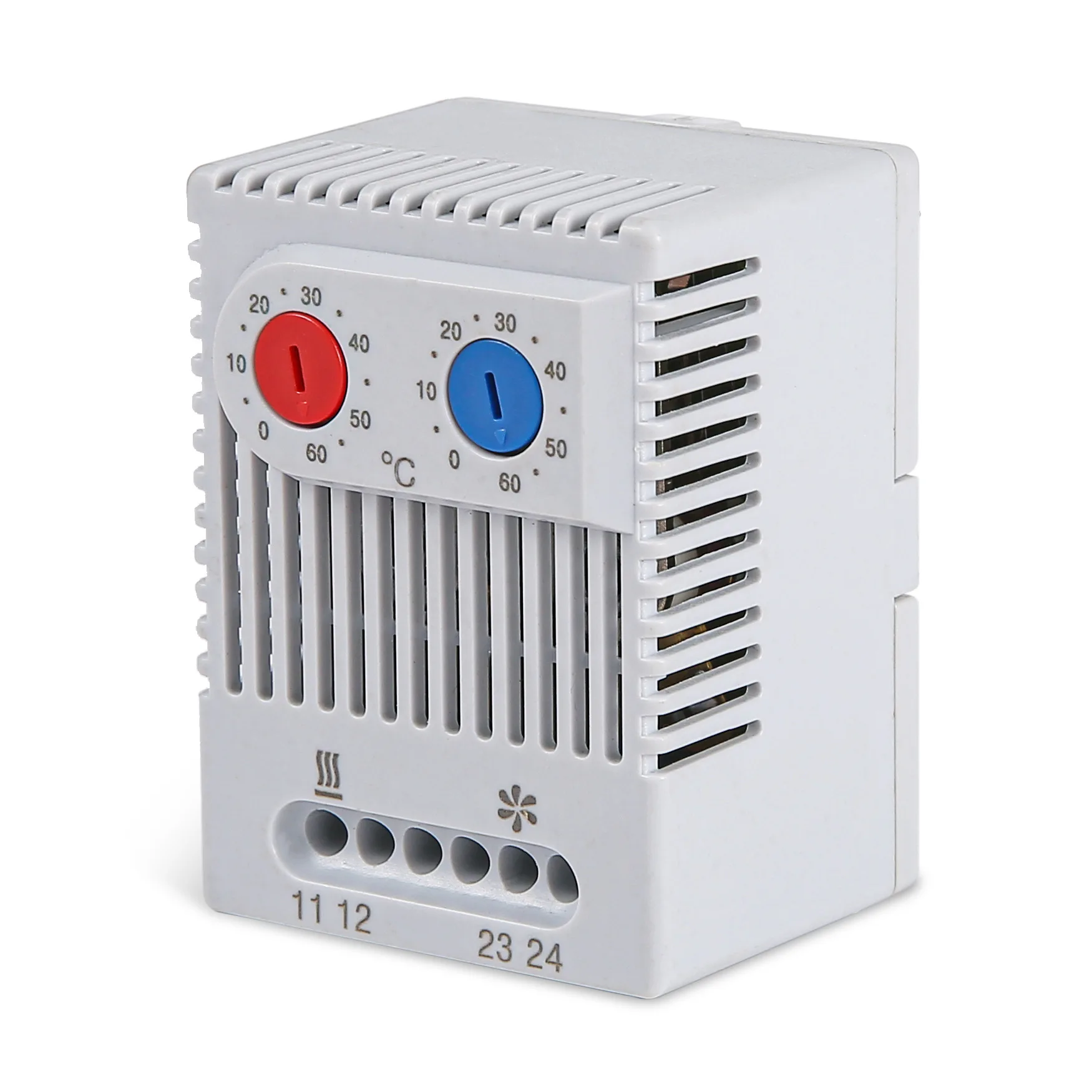

Switch Thermostat Compact Mechanical Light Grey Temperature Controller Thermostatic Bimetal 1pc Heat And Cool Combined New