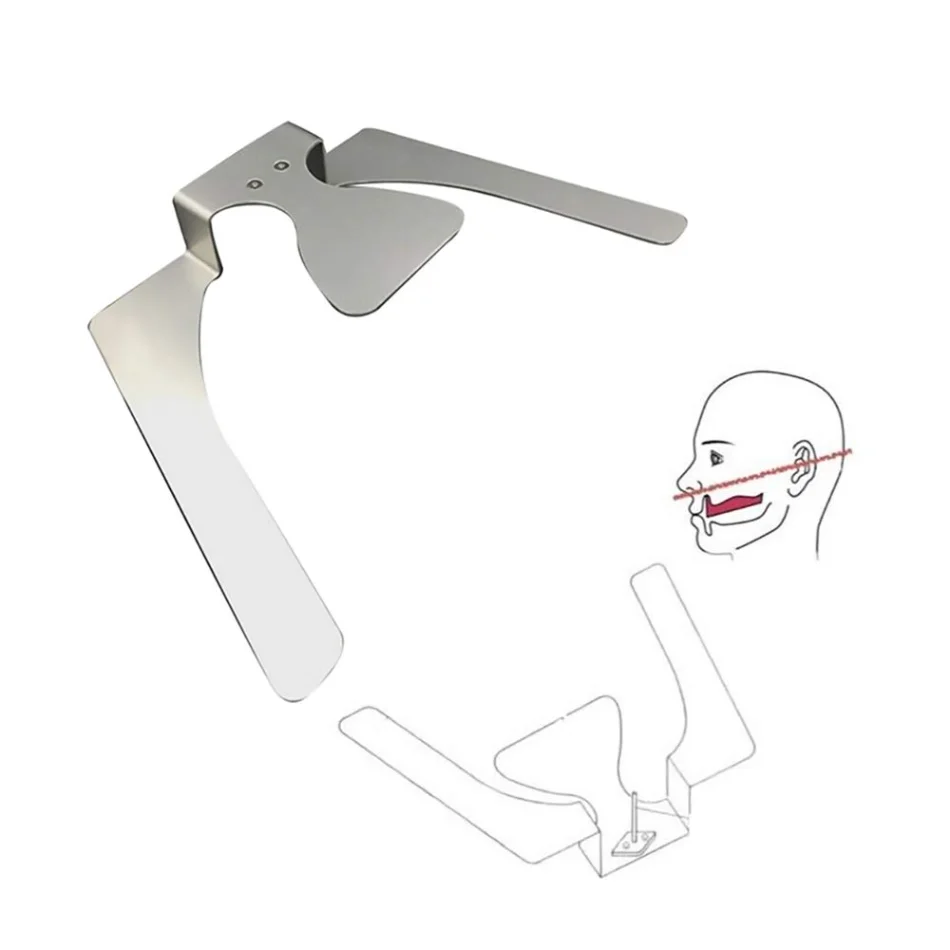 

NIGF Dental Orthodontic 3D Occlusal Maxillary Casting Jaw Fox Plane Plate Complete Denture Aluminum Alloy