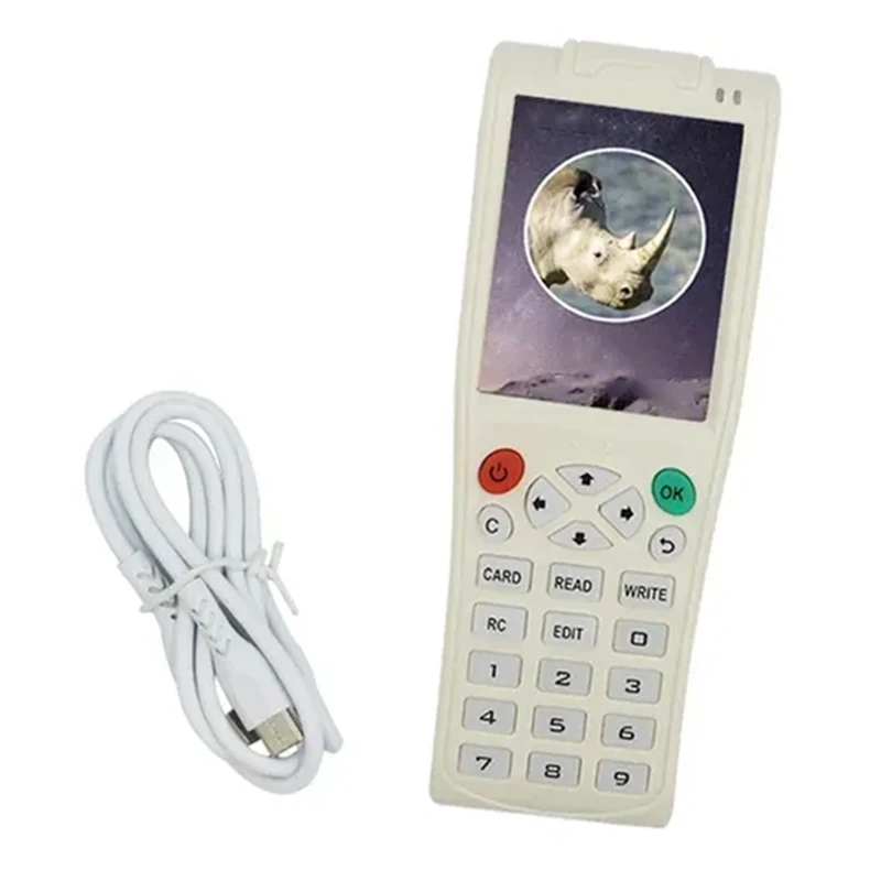 

ABAC-ICOPY8 Access Card Reader IC13.56MHZ ID 125KHZ Copier Fully Encrypted WIFI Decoding Cards