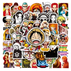 50PCS New Cartoon Anime One Piece Stickers