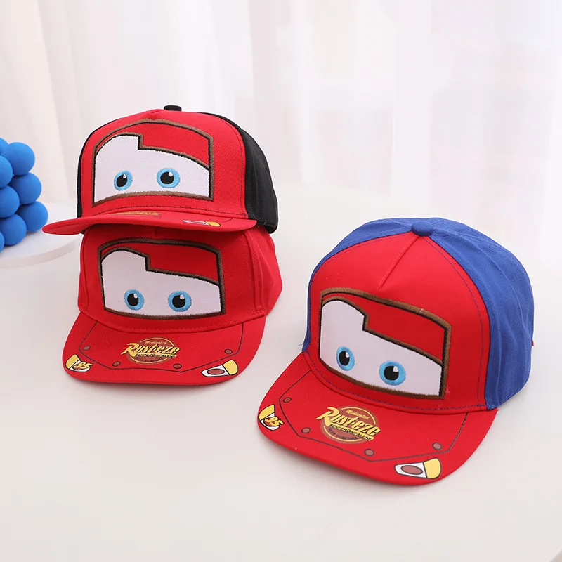 Boy Girl Baseball Cap Spring Summer Children Cute Hat Cartoon Pixar Cars Lightning McQueen 95 Kids Popular Hip Hop Snapback