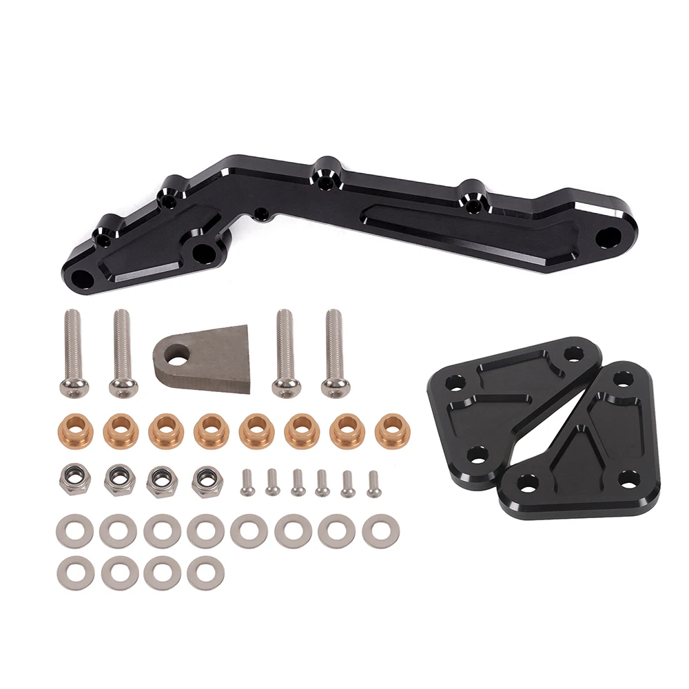 BM K75 K100 K1100 カフェレーサーオートバイリアショックアブソーバーサスペンション 340 ミリメートルプロリンクシートブラケットダンピング修正キット