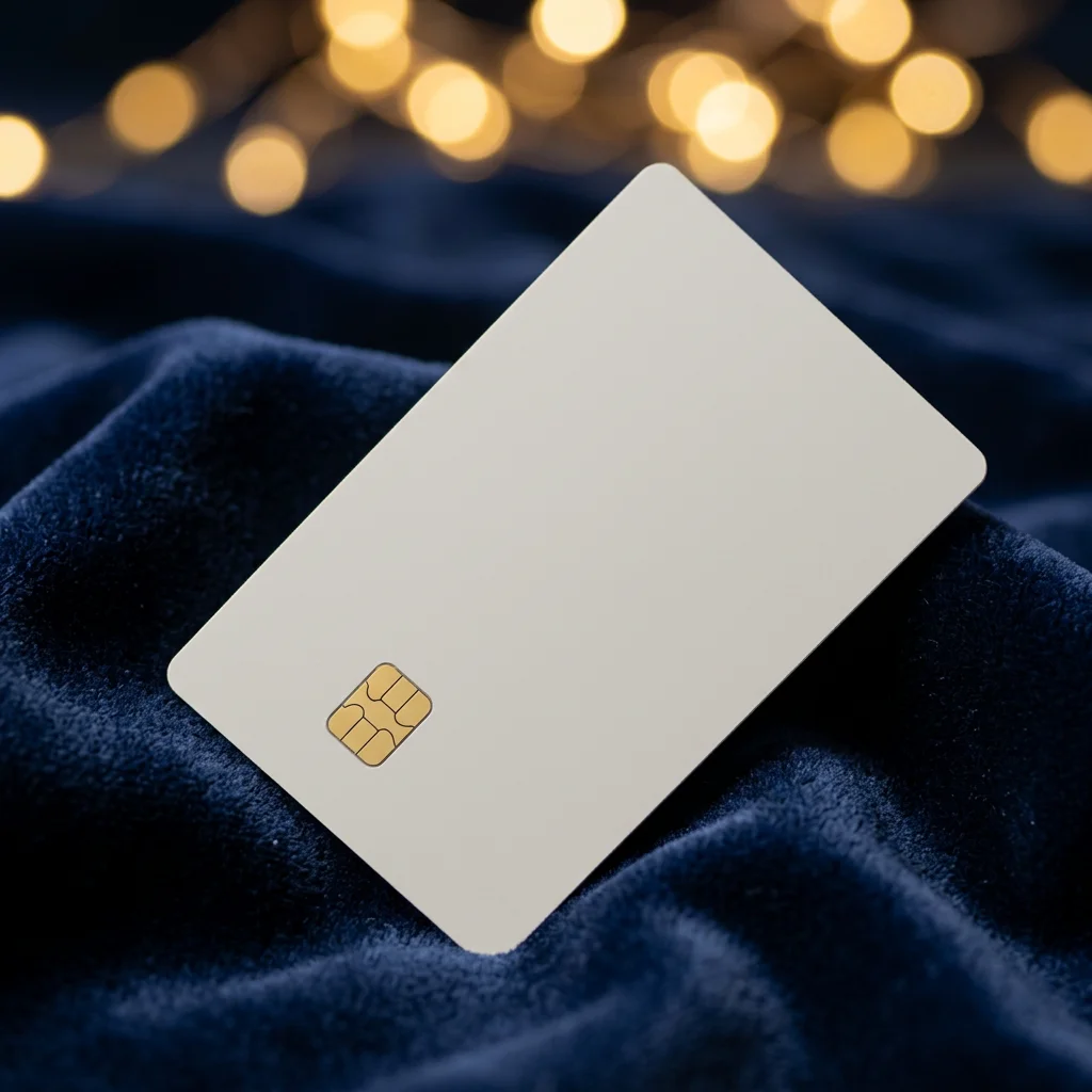 CR80 White Contact FM4442 FM4428 Chip Smart IC Blank PVC Card With 4442 Chip Smart Card Contact PVC RFID Card
