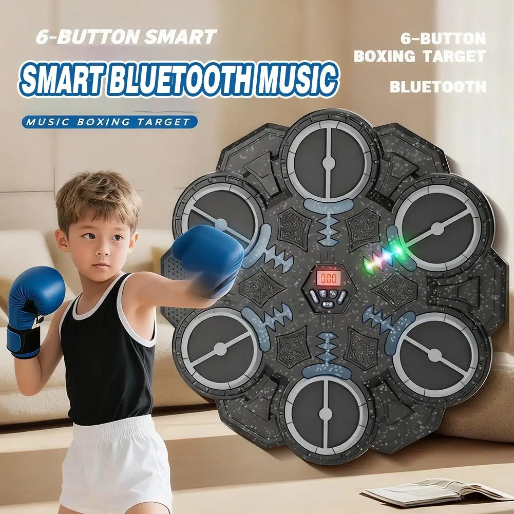 Smart Bluetooth Music Boxing Machine Home Wall Target Children's Strike Reaction Indoor Electronic Target Sanda Training Device