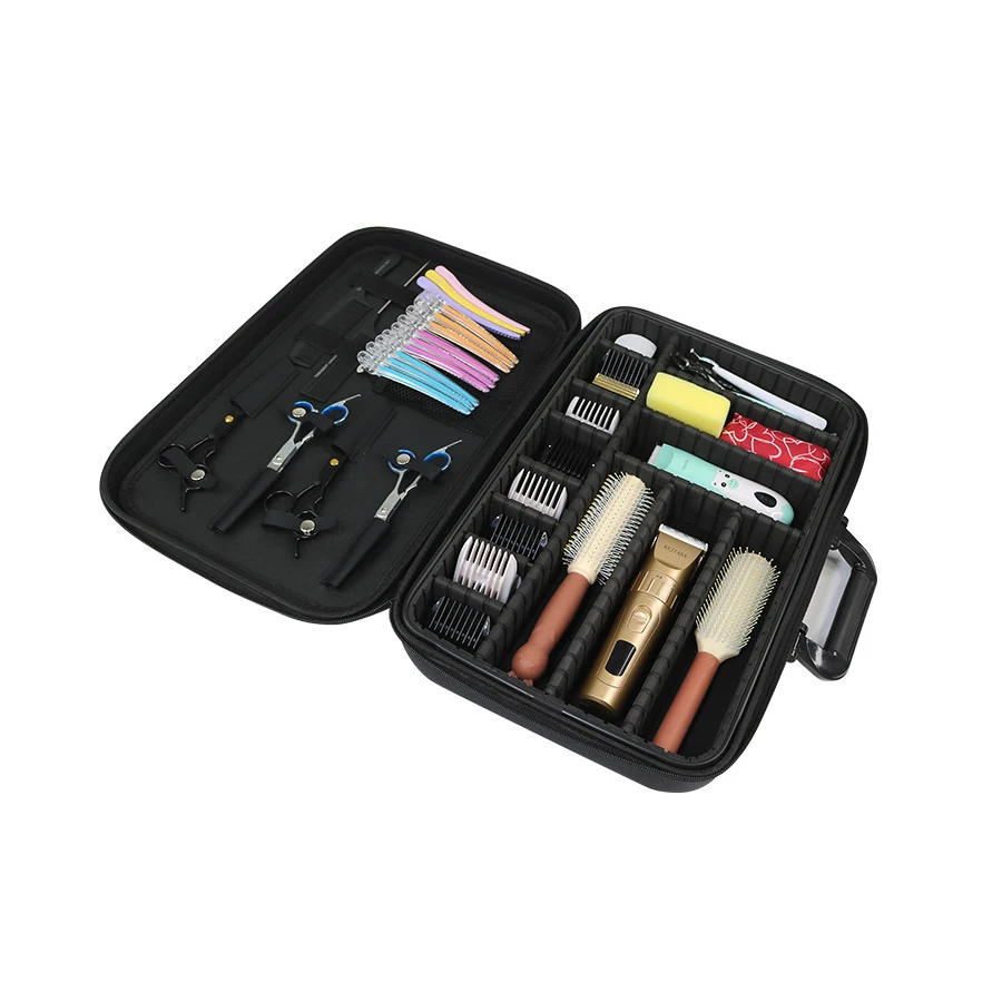 حقيبة إكسسوارات الحلاق لمستلزمات قص الشعر للرجال، صندوق تشذيب الشعر المحمول، حامل تخزين المقص، منظم لقص الشعر #3