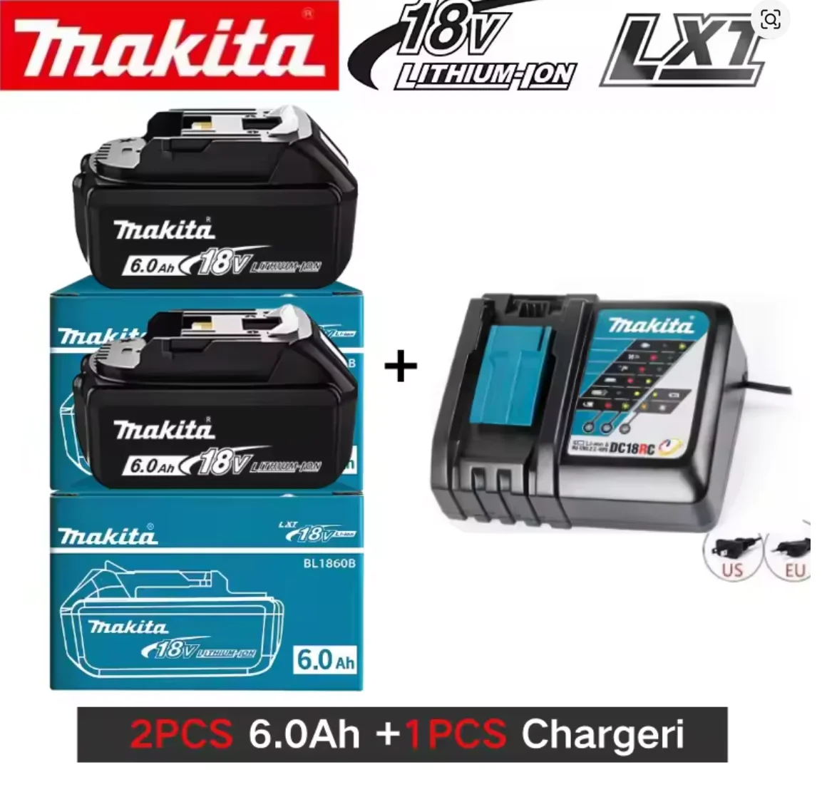 

Makita original rechargeable lithium battery, BL1840BL1830B BL1830B BL1830B BL1830B Makita 9Ah, 6Ah, 18V power tool battery
