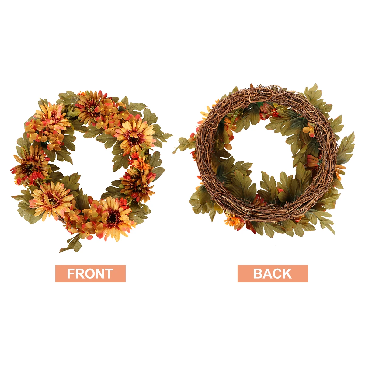 

Artificial Hydrangea Lifelike Decorative Artificial Wreath Floral Wedding Party Home Simulated Wreath