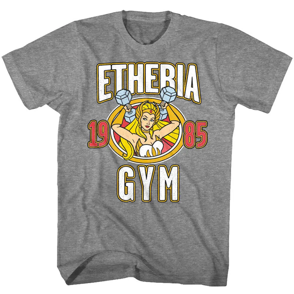 Masters of the Universe She Ra Etheria Gym 1985 Men's T Shirt Princess Adora Top