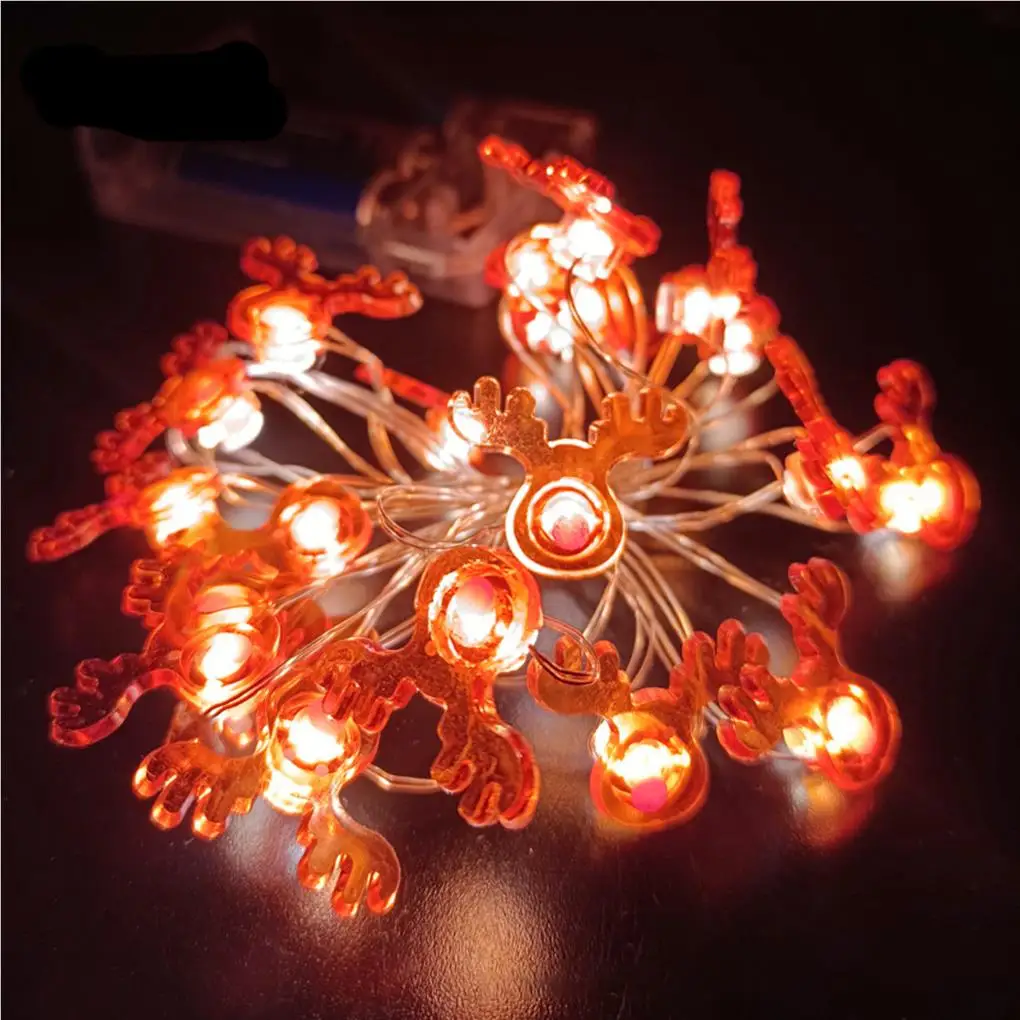 Christmas Light String Party Decor Holiday Decors Indoor Outdoor Scene Layout Landscaping Prop Xmas Lamp Festival Adornment