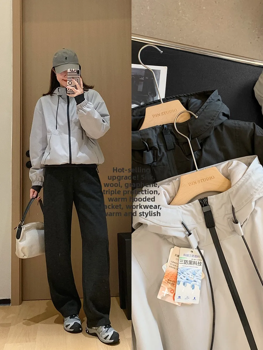 

Женское шерстяное шелковое пальто из хлопка, утепленное, зимнее, теплое, комфортное, свободного кроя, с длинными рукавами, на молнии