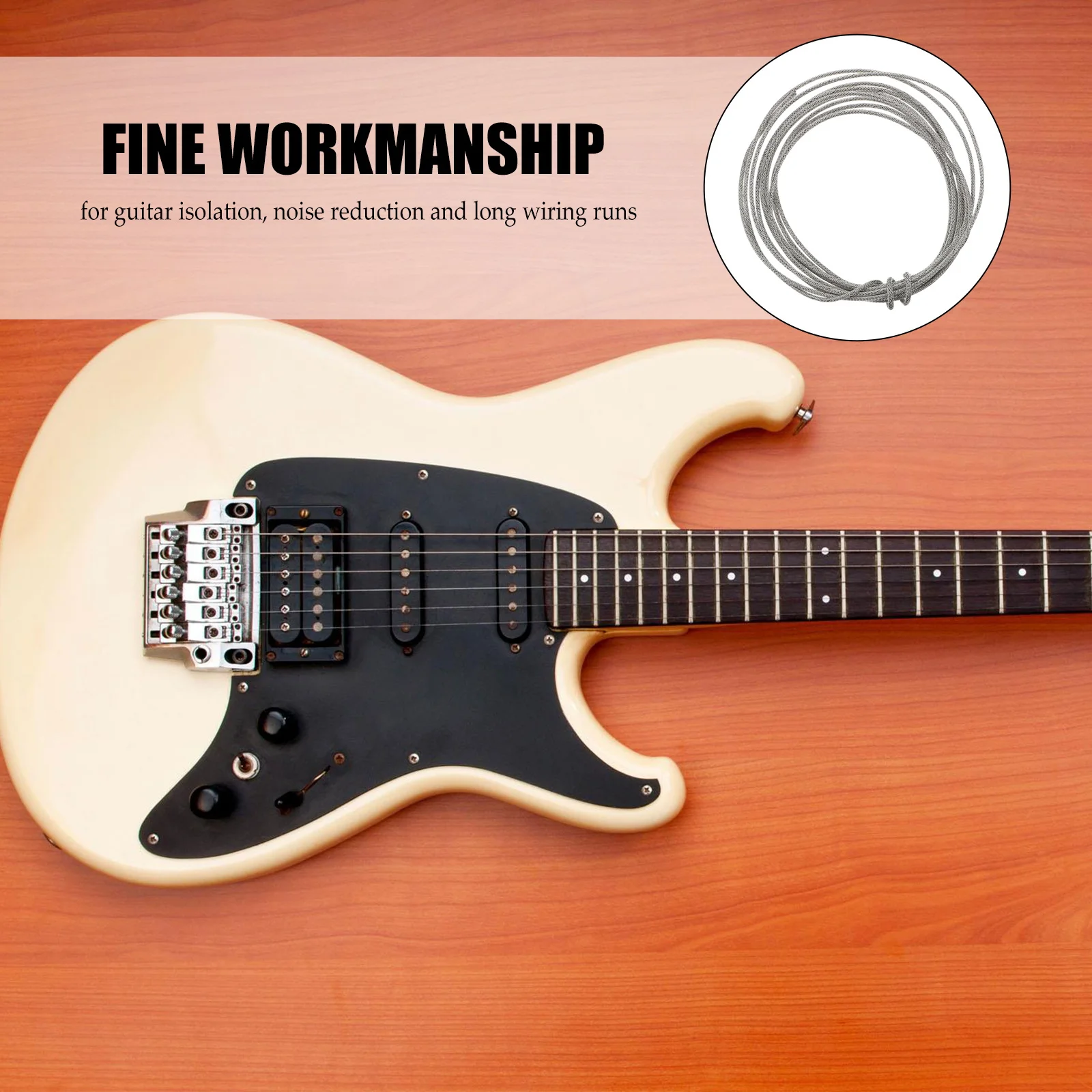 

Single Core Tinned Copper Wire For Guitar Shielded Wiring Noise Reduction Single Conductor Electronics Cable For Dj