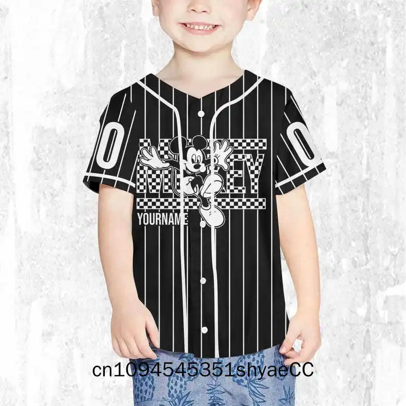 Personalize Disney Mouse 1928 Jersey, Youth, Adult Disney Baseball Jersey Sports, Cute Gifts For Fans Disney