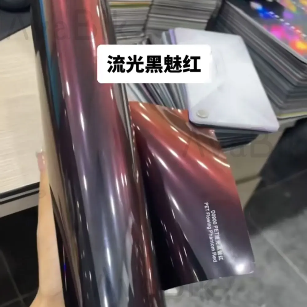 

Глянцевая виниловая пленка PET Madeira Red с эффектом хамелеона, цвет Midnight Red, для наклеек на мотоциклы