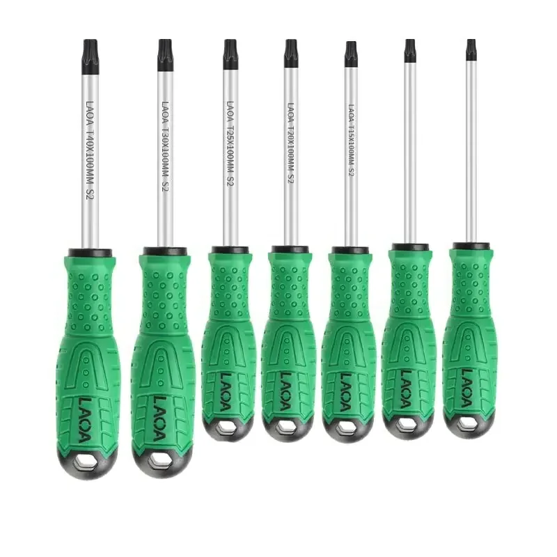 Torx Screwdriver S2 Alloy Steel Magnetic Screwdriver T8/T10/T15/T20/T25/T30/T40