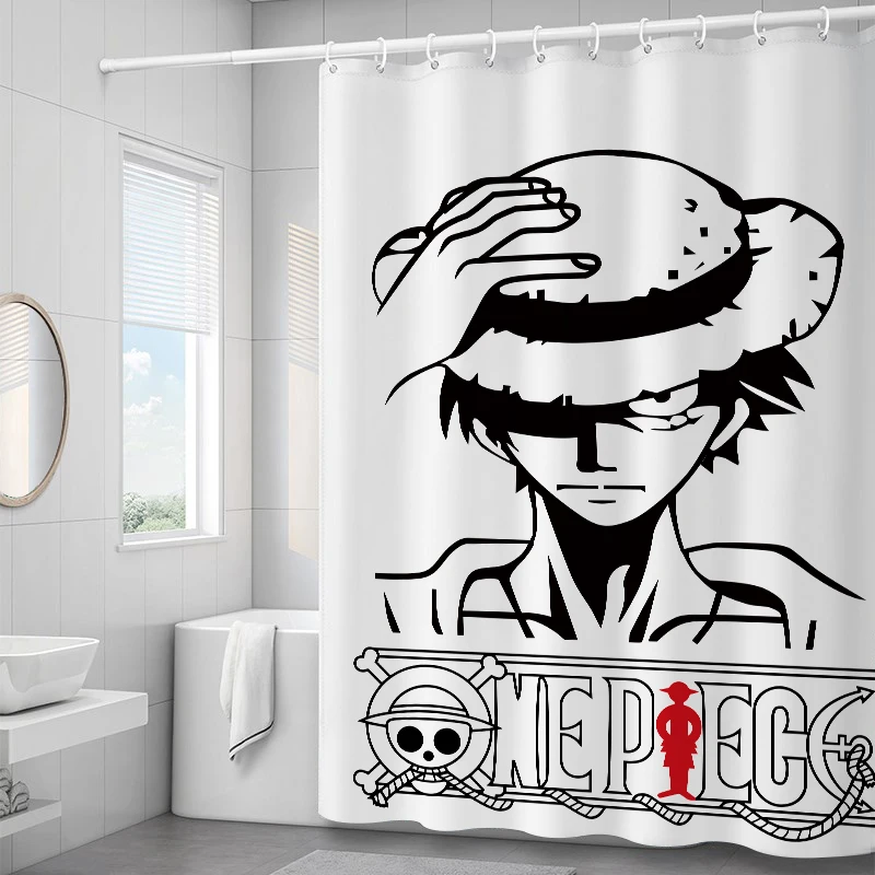 Anime Shower Curtain Waterproof Shower Curtain Bathroom Polyester Girl Boy Cartoon Printing Shower Curtain cortina de la ducha