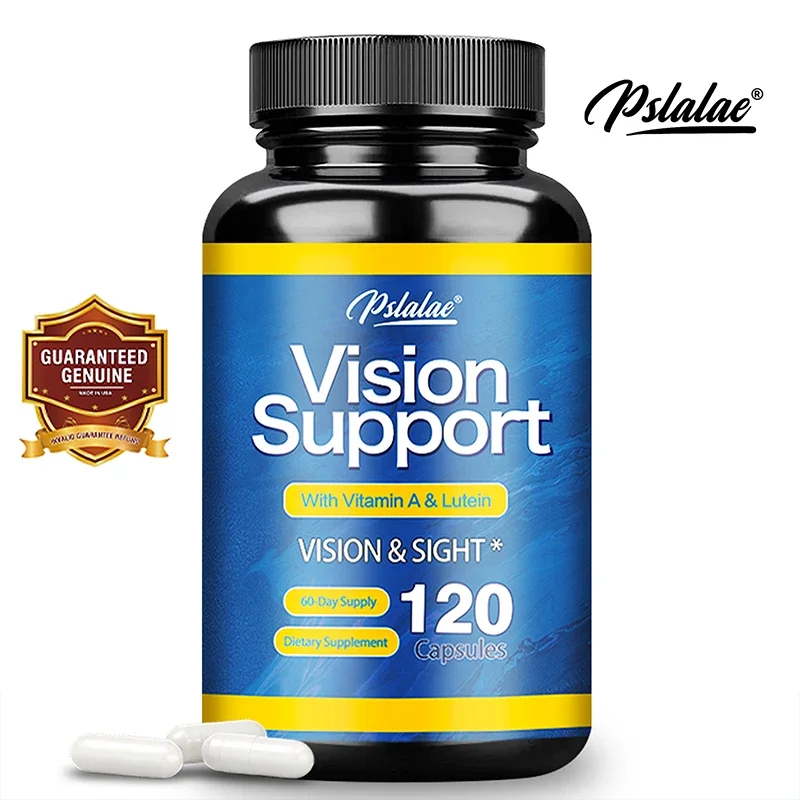 

Vision Support Capsules - with Lutein, Bilberry - Relieving Eye Fatigue and Dryness, Vision Care Support