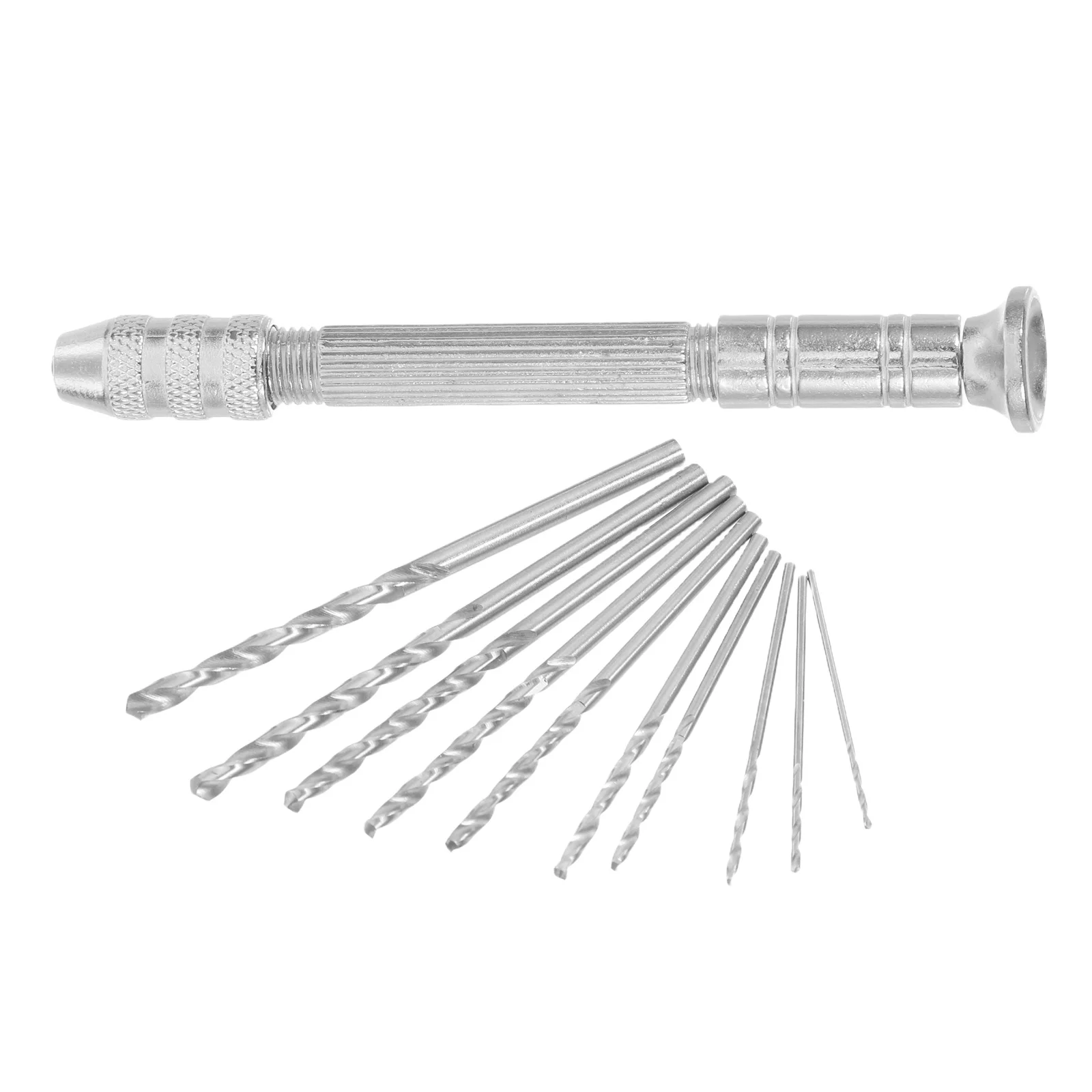 دبوس ملزمة الحفر اليدوية مع 10 لقمة ثقب قابل للتعديل بدون مفتاح تشاك أداة دوارة دقيقة للمجوهرات الخرز البلاستيك الراتنج PVC الاكريليك