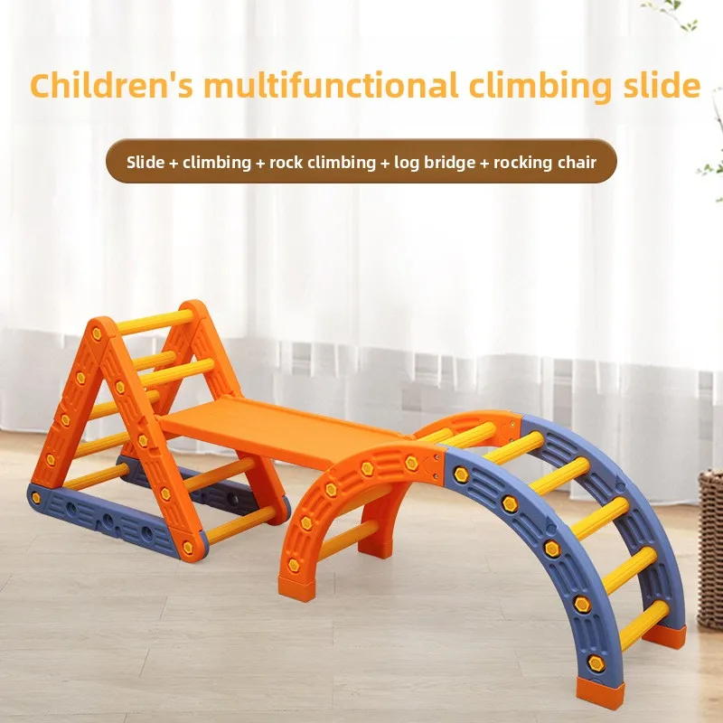 Kids Climbing Frame Slide Sensory Training Indoor Home Use Baby Playground Toy Children Climbing Slides Baby Climbing Frame Toy