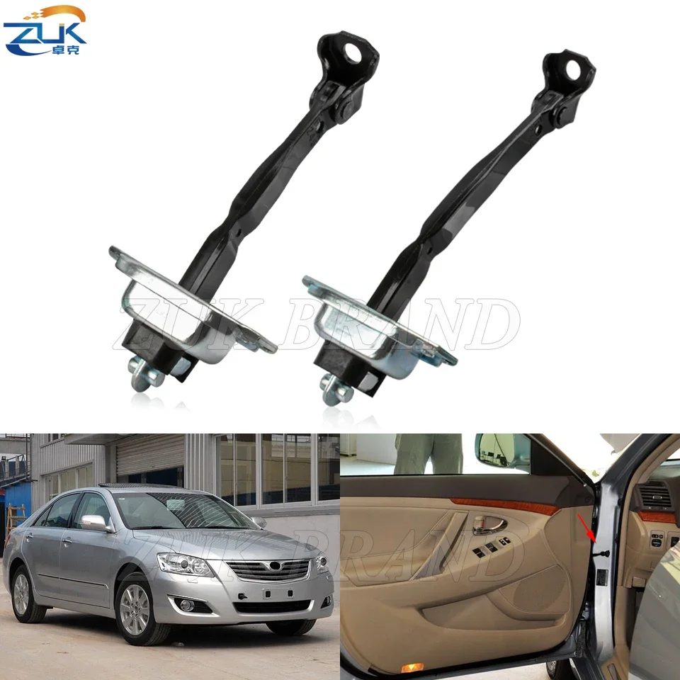 4PCS Car Door-Check Strap Door Checker Stopper Opening Limited Stay Arm For Toyota CAMRY ACV40 2006-2011 68630-06070 68610-06080