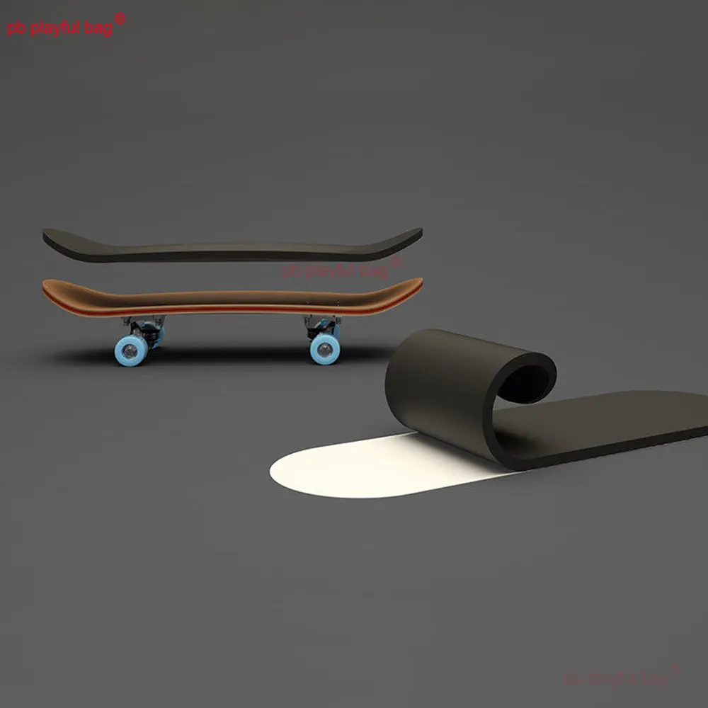 Mini Skateboard in legno per il tempo libero giocattoli con punta delle dita tastiera a cinque strati in legno di acero modello di cartone animato regali per bambini ZG332