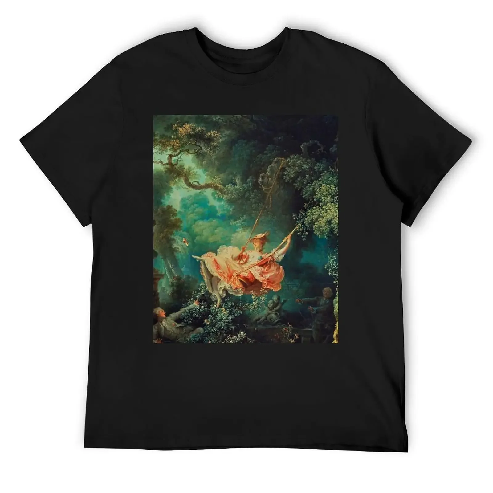 

Jean-Honore Fragonard -The Swing T-Shirt summer tops oversized t shirt men clothes