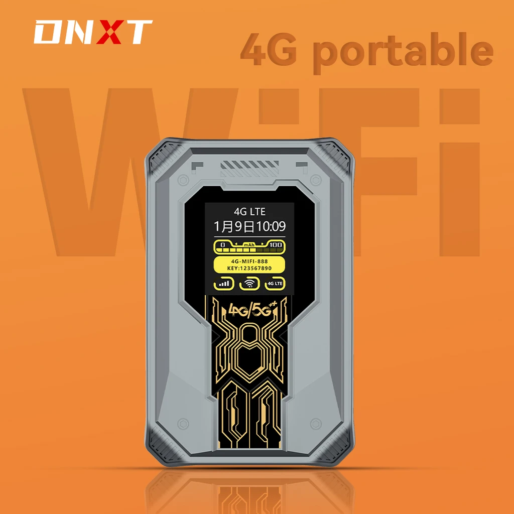 

DNXT A50 4G Router sim card router WIFI 4G portable wifi router sim large capacity with time display support