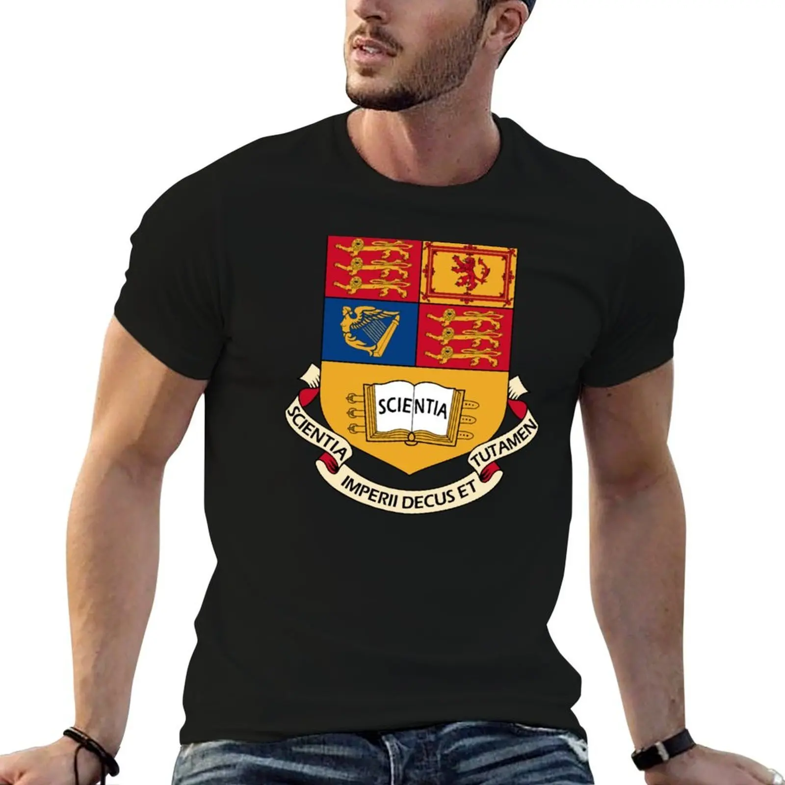 

Imperial College London T-Shirt man t shirt cotton high quality printed t shirts for man T-Shirt