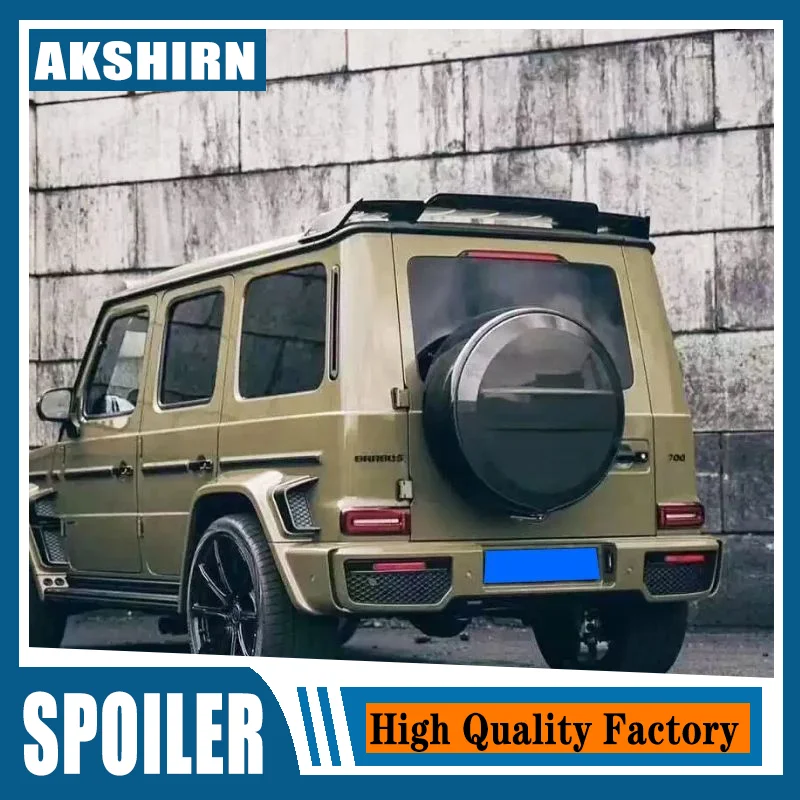 

Car Automotive Spoilers ABS Plastic Rear Roof Spoiler Wing For Mercedes Benz G-Class W463 W464 2018+ 4x4