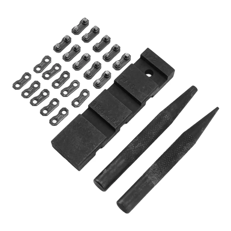 

Набор для ремонта цепных пил A76K, 3 шт., с 10 комплектами соединительных звеньев для цепей пил 0.325 дюйма