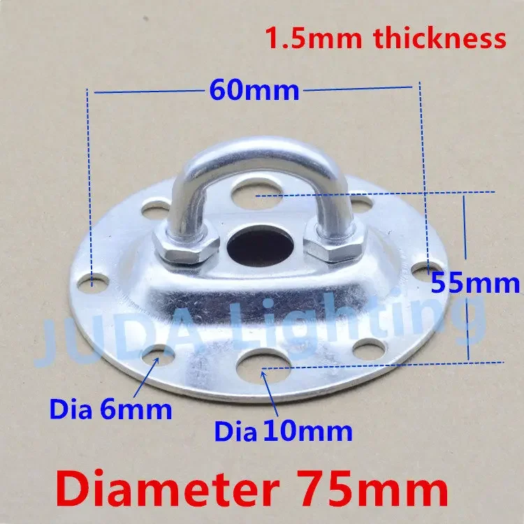 Vintage ceiling rose canopy bracket for chandeliers led bulb pendant light connector bracket broad with hook ring accessories - Image 4