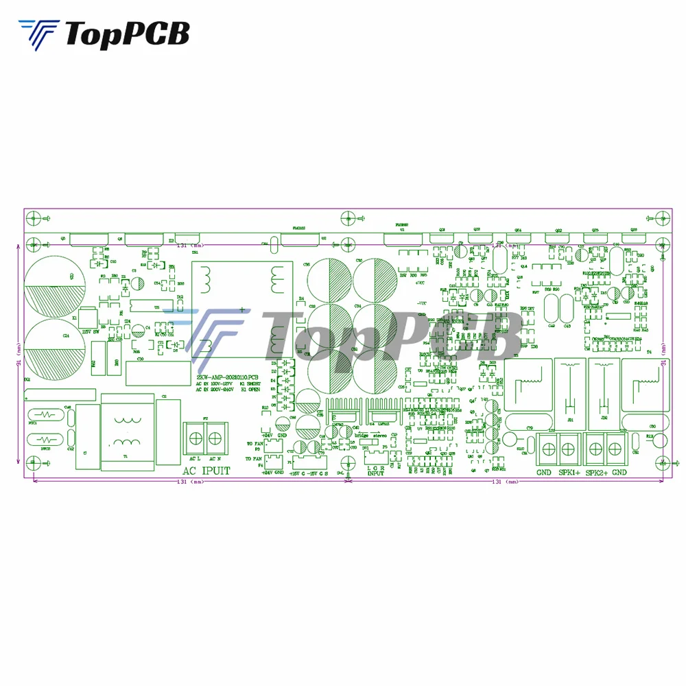 500W+500W Digital Power Amplifier Board Onboard RMS Power Supply Source AC 220-240V 2 Channel Stereo Amp for Speaker Subwoofer