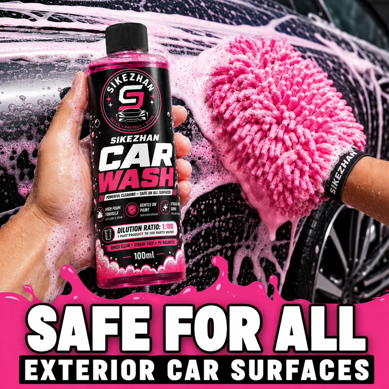 100ml 1:100 Skoncentrowane sup – Foam Cannon Car Wash recenzja i cena