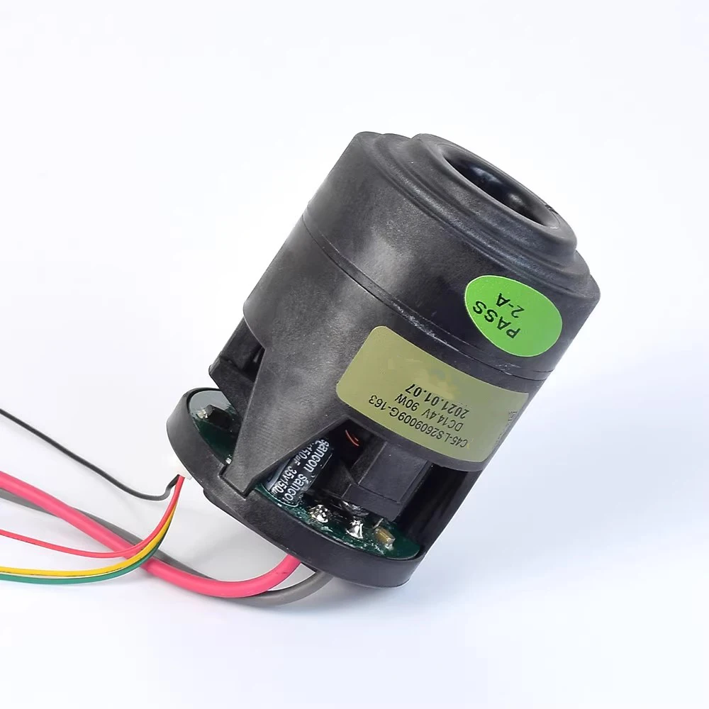 มอเตอร์ไร้แปรงถ่านขนาดเล็ก 45 มม. แบบสามเฟส พัดลมความเร็วสูง 12V 14.4V 90W สำหรับเครื่องดูดฝุ่น พัดลมเทอร์ไบน์ไร้แปรงถ่าน