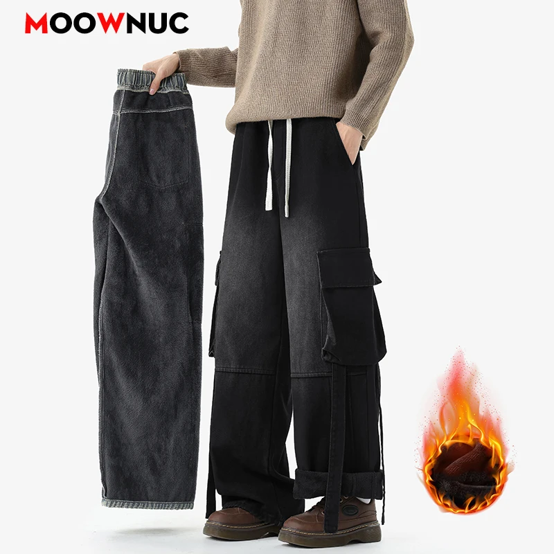 

Spring Autumn Casual Denim Trousers Men's Slim Fit Stretch Jeans Streetwear Comfortable plus Size Washed Male Fashion Clothing