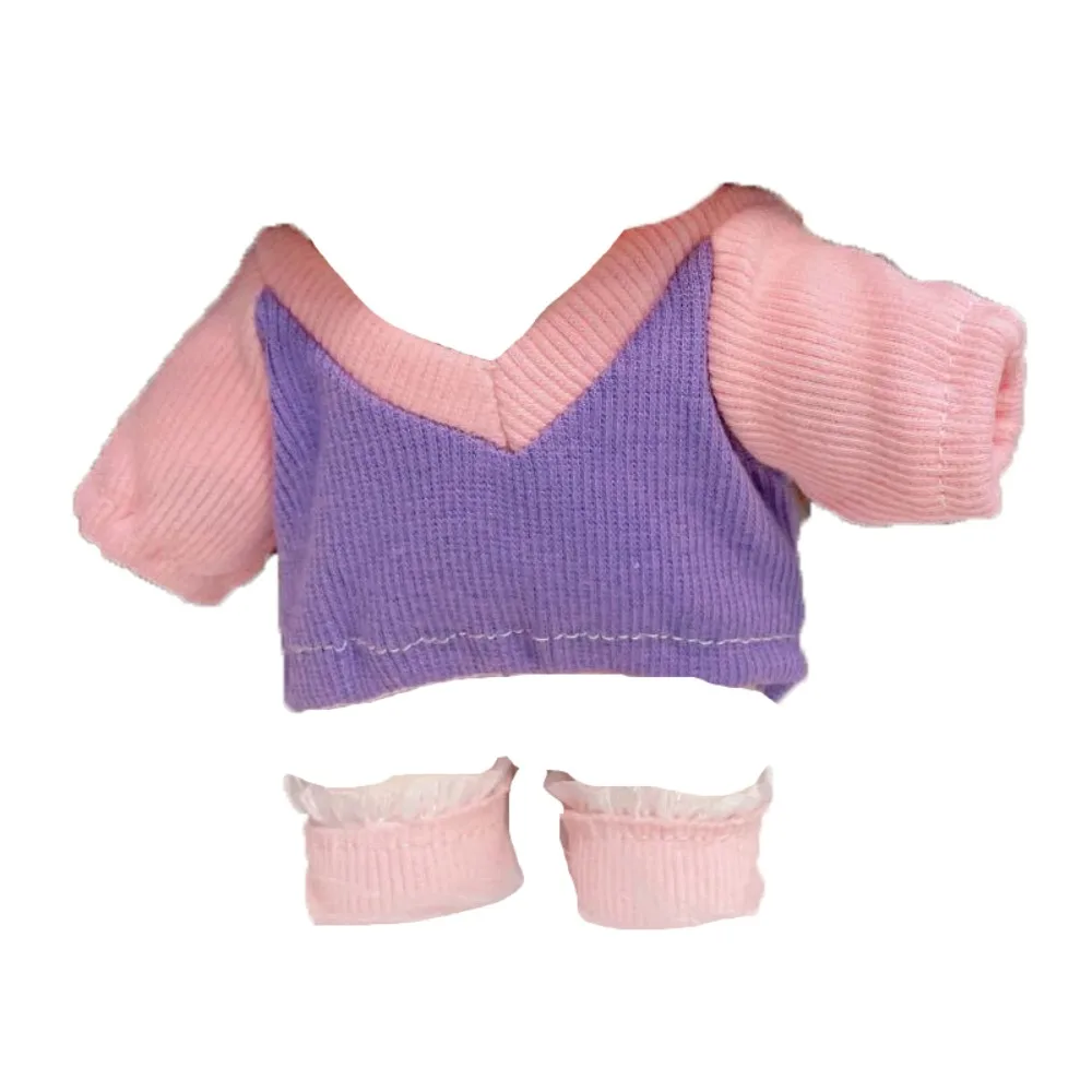 

Vest Cotton Doll Clothes T-shirt Shorts No Attribute Doll Clothes Kawaii Outfit Plush Doll Clothes 15/20cm Cotton Doll