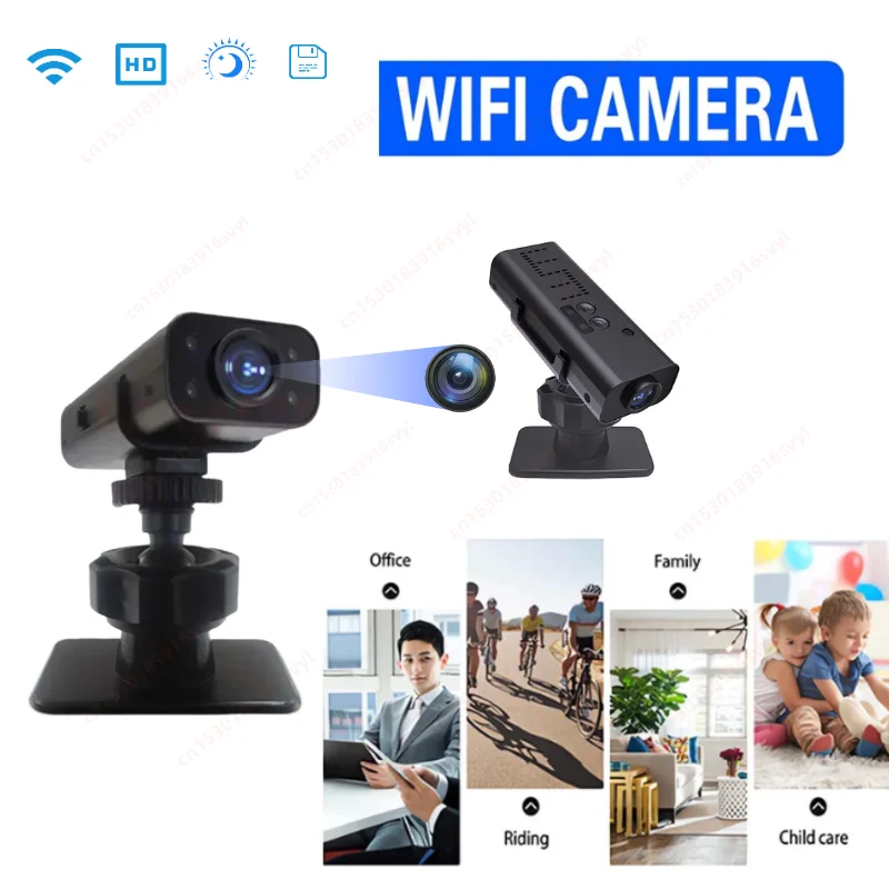 Portable Mini WiFi Camera Invisible Espia Webcam Remote View Smart Home Security Surveillance Small Camcorder Night Vision Cam