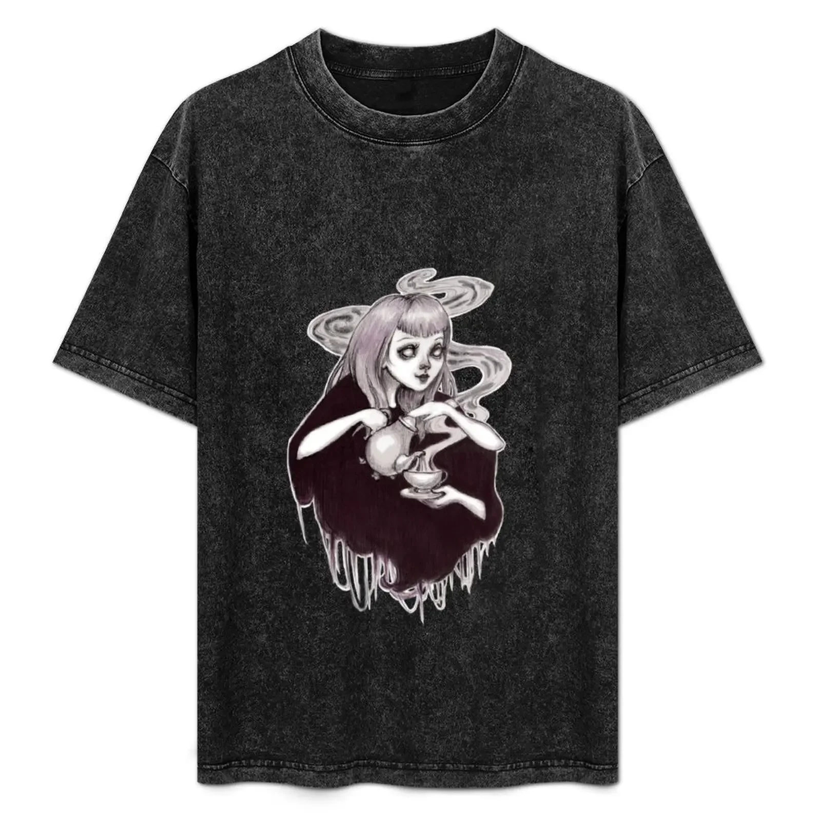 Lulu's Tea Leaves T-Shirt All Match Print Short Sleeve Top