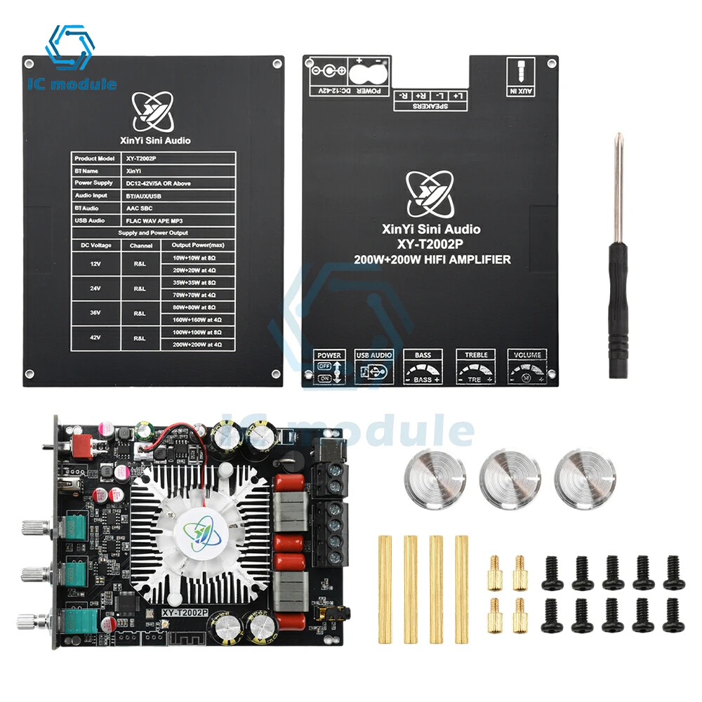 XY-T2002P Upgraded BT Digital Amplifier Board TPA3223 200W+200W